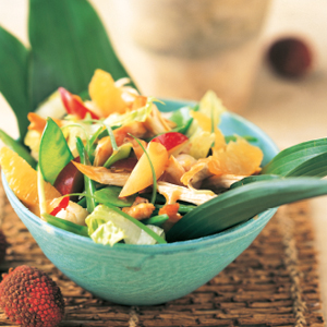 Chicken lychee and plum salad | Reader's Digest Asia