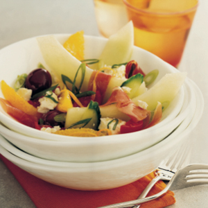 Melon, fetta and orange salad | Reader's Digest Asia