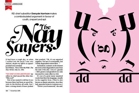 Living Language: The Nay Sayers