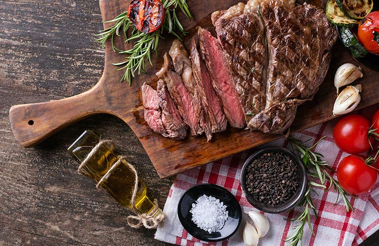 Tender is the steak