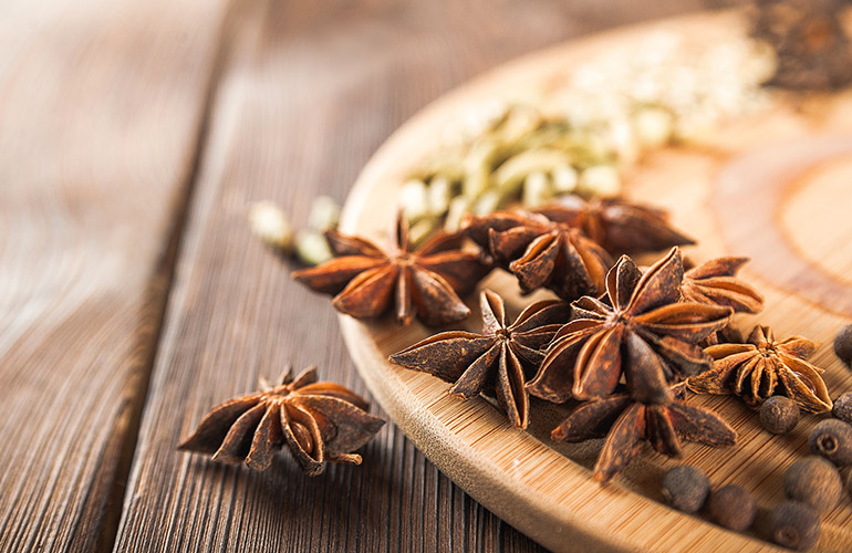 2. Cloves, fennel and anise seeds