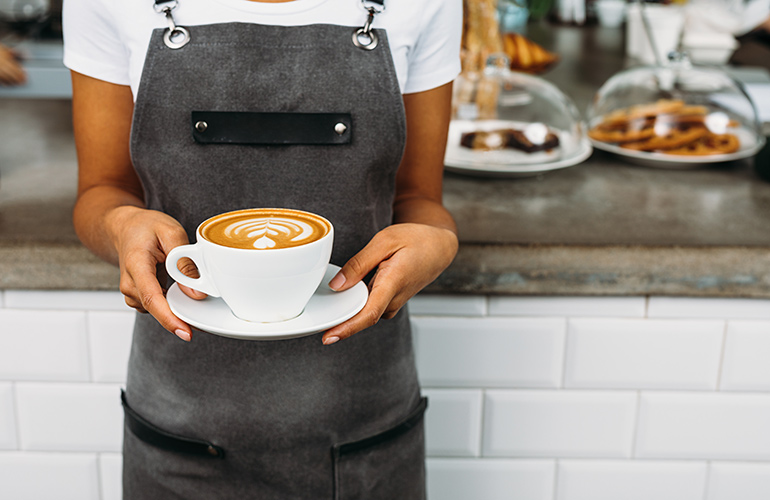 1. Drink a cup of coffee