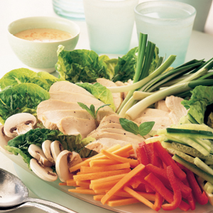 Chicken salad with tahini dressing | Reader's Digest Asia