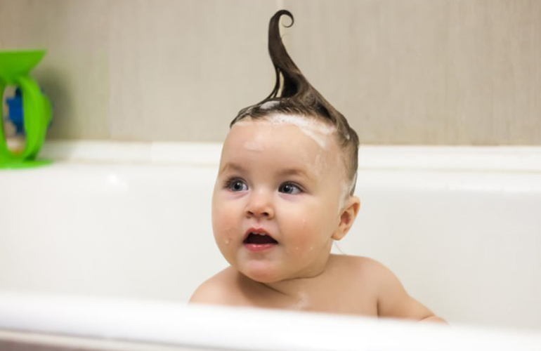 the funny baby